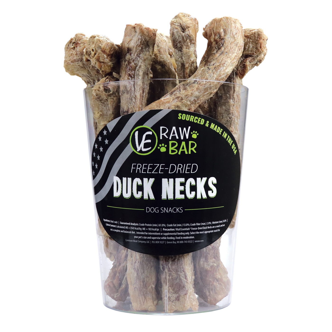 Duck Necks Freeze-Dried Snacks