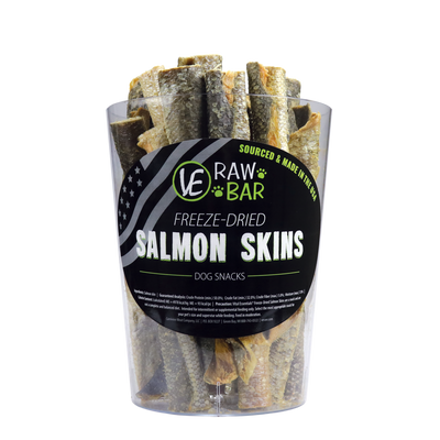 Salmon Skins Freeze-Dried Snacks