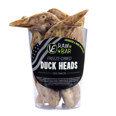 Duck Heads Freeze-Dried Snacks