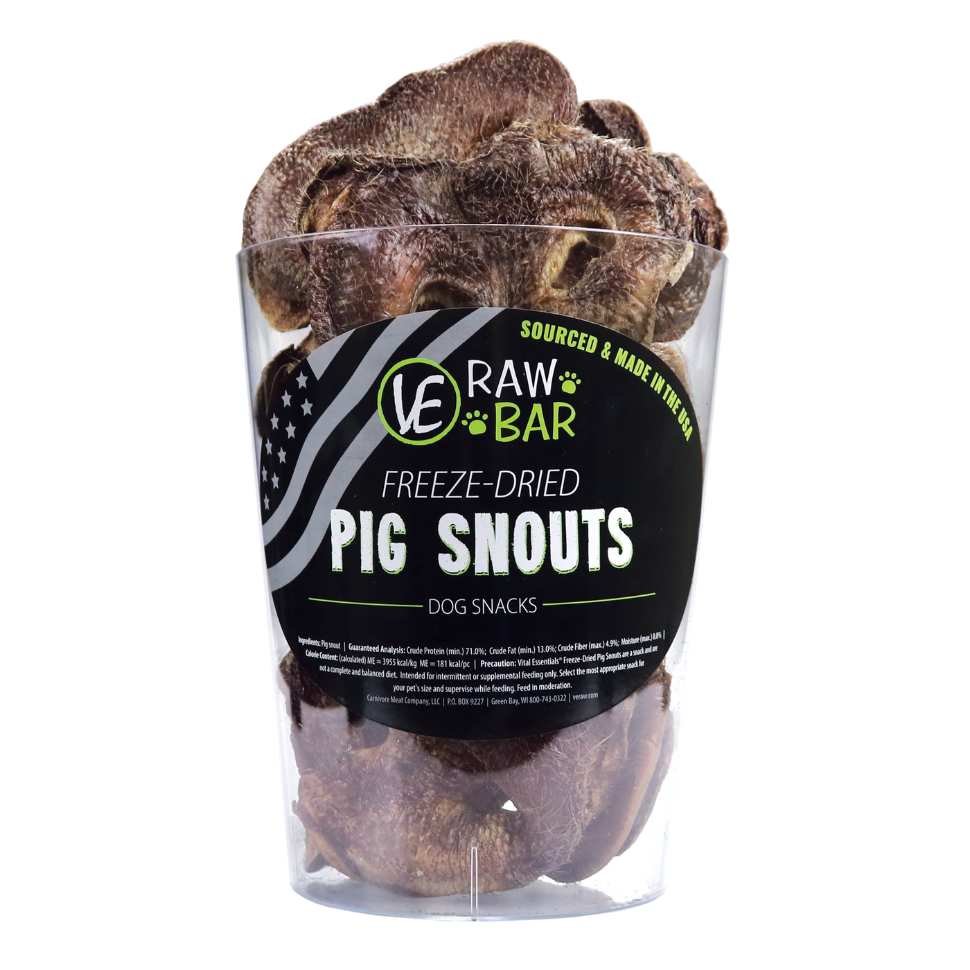 Pig Snouts Freeze-Dried Snacks