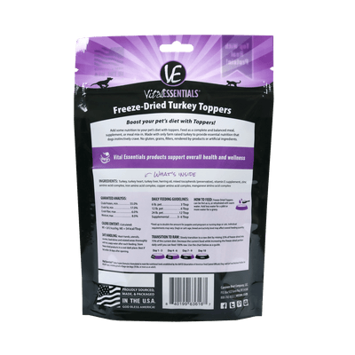 Turkey Freeze-Dried  Dog & Cat Meal Boost Toppers