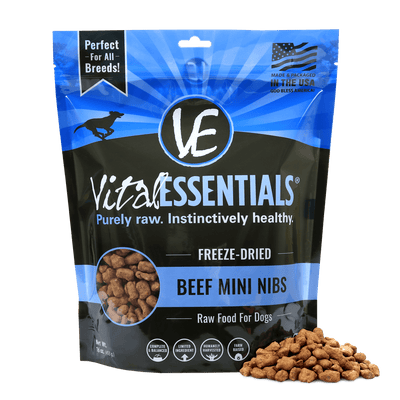 Beef Mini Nibs Freeze-Dried Grain Free Dog Food