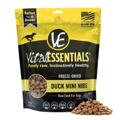 Duck Mini Nibs Freeze-Dried Grain Free Dog Food