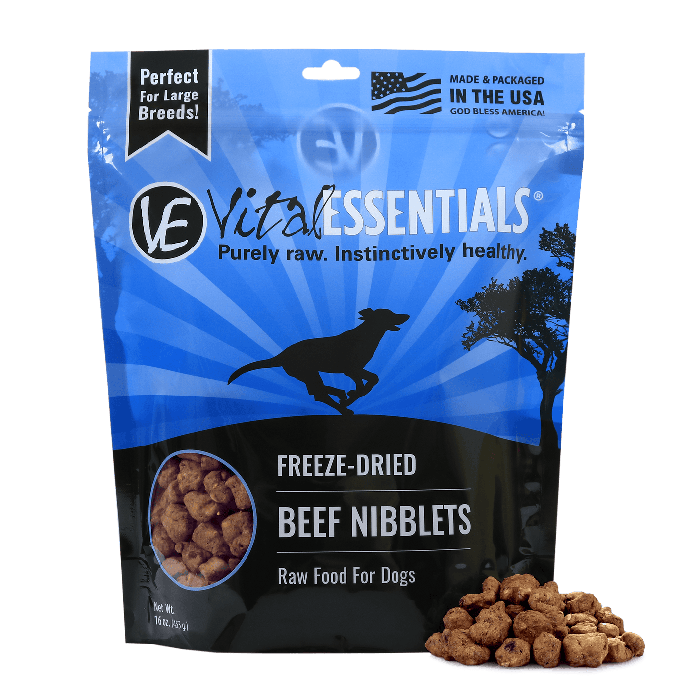 Beef Nibblets Freeze-Dried Grain Free Dog Food