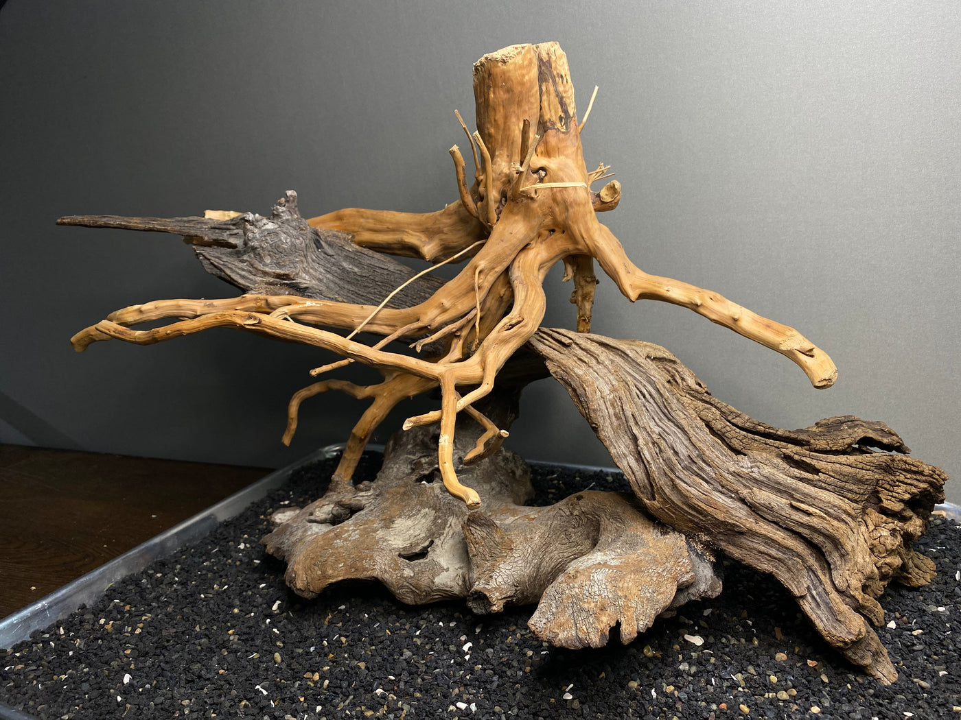 Driftwood Showpiece Sculpture "Fallen Bridge"